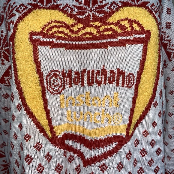 Maruchan Noodles Pullover Sweater Size XL - Picture 6 of 9